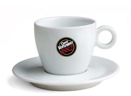 Vergnano šálka na cappuccino s podšálkou 140ml