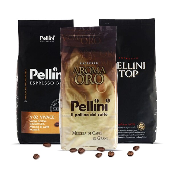 Ochutnávkový set Pellini , 3kg zrnková káva