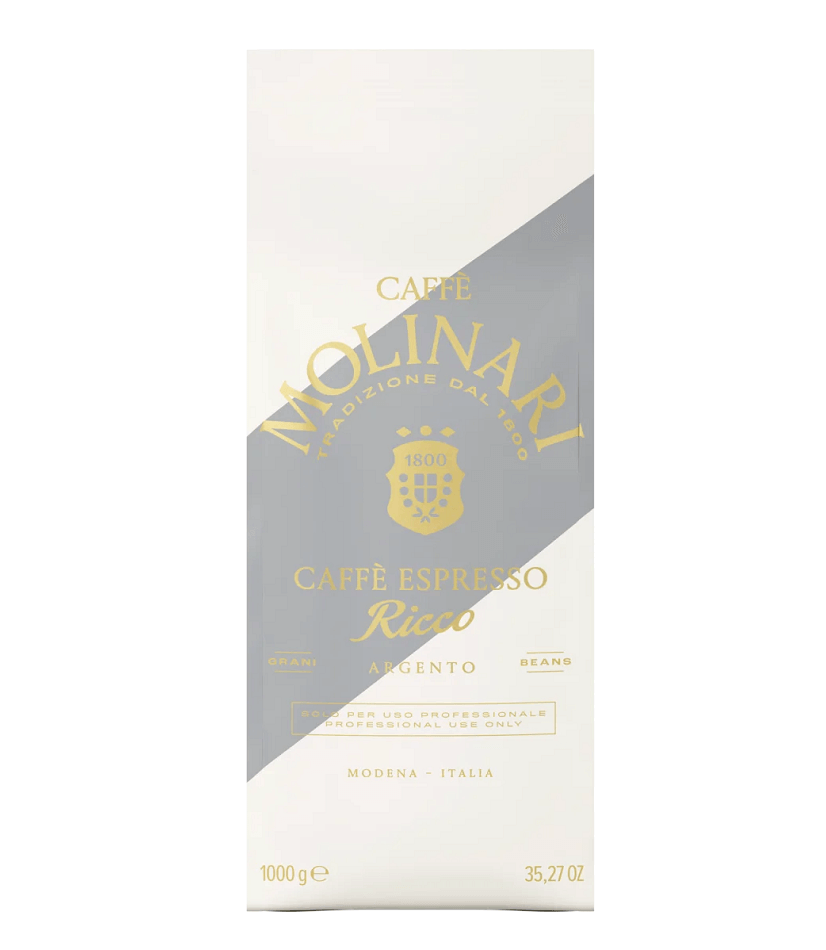 Molinari Caffe Espresso Ricco Argento zrnková káva 1 kg