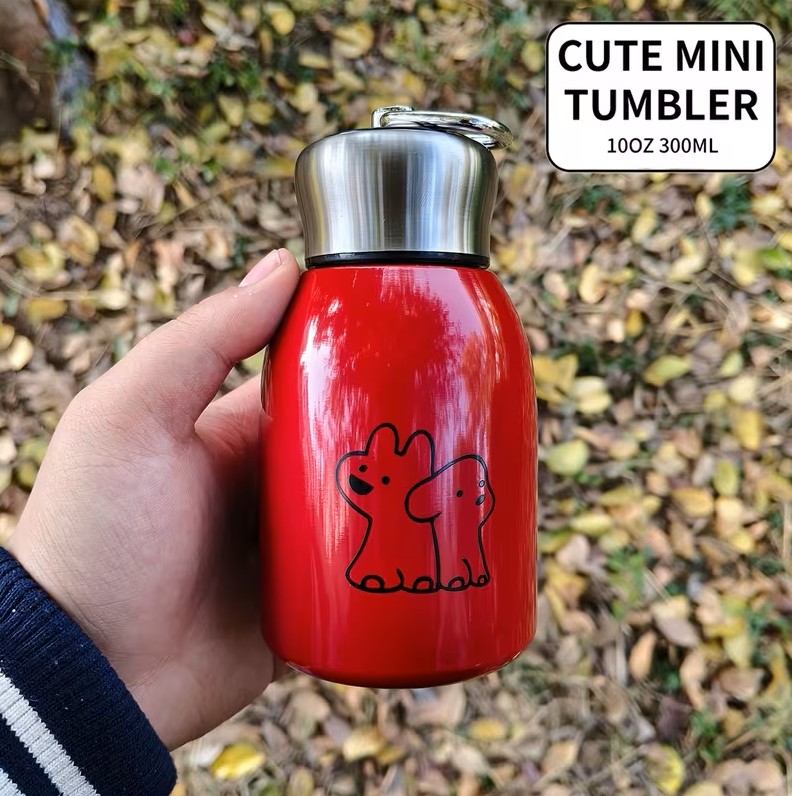 Termoska na kávu a čaj 300ml červená