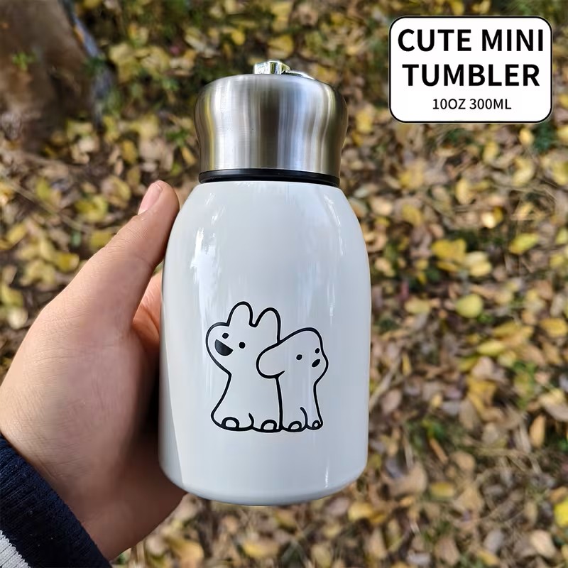 Termoska na kávu a čaj 300ml biela