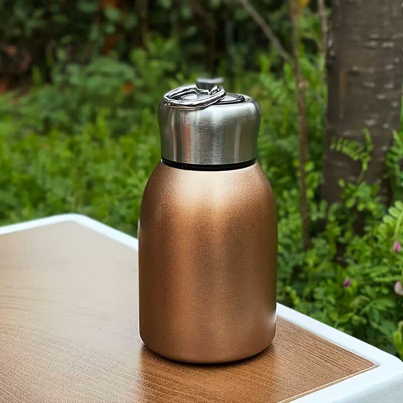 Termoska na kávu a čaj 300ml zlatá