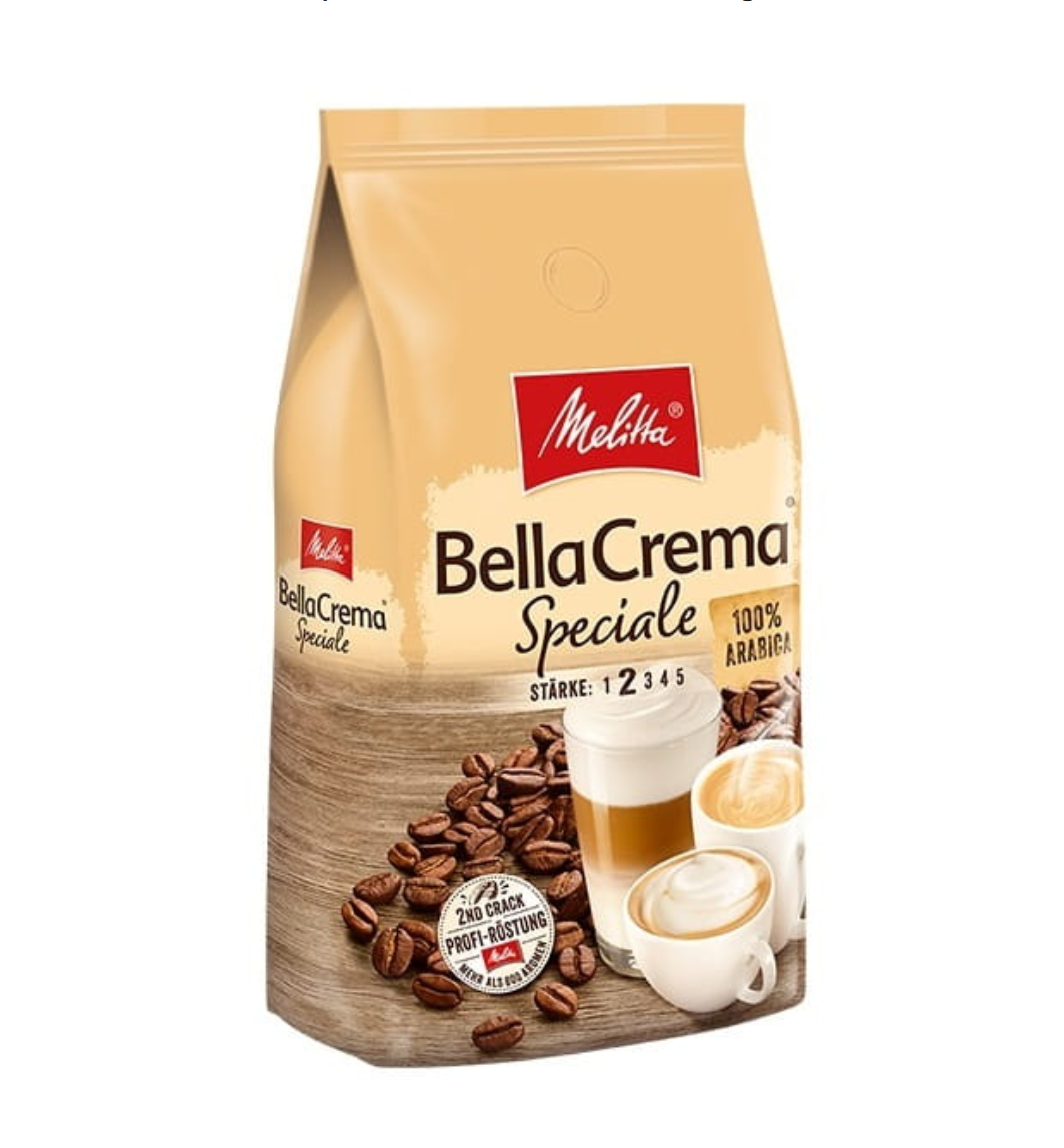 Melitta Bella Crema Speciale zrnková káva 1 kg
