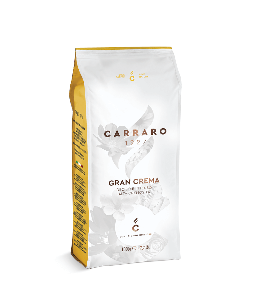 Carraro Gran Crema zrnková káva 1kg