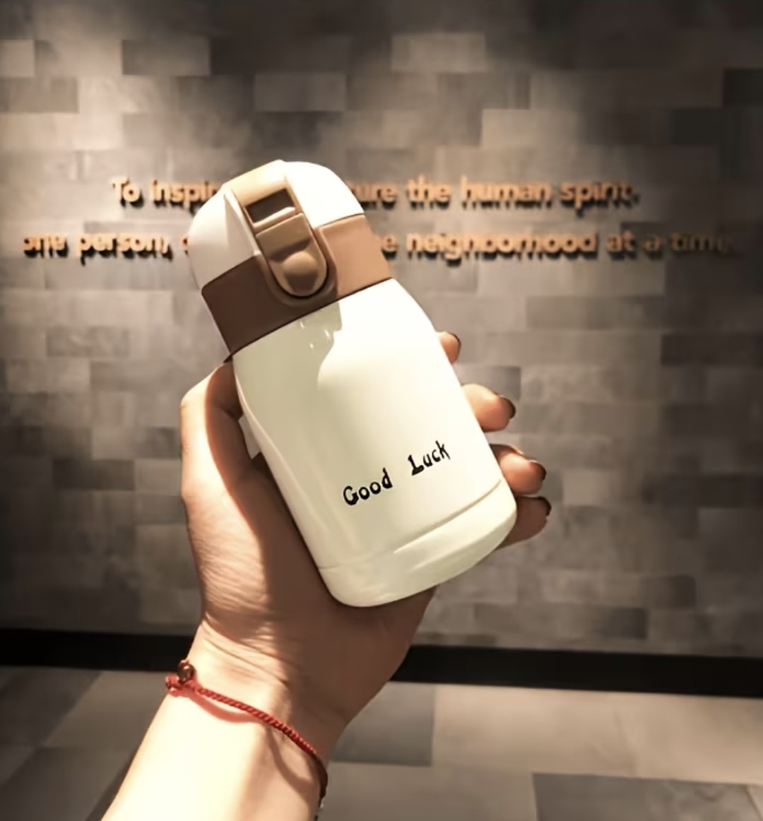 Termoska na kávu a čaj 200 ml béžová