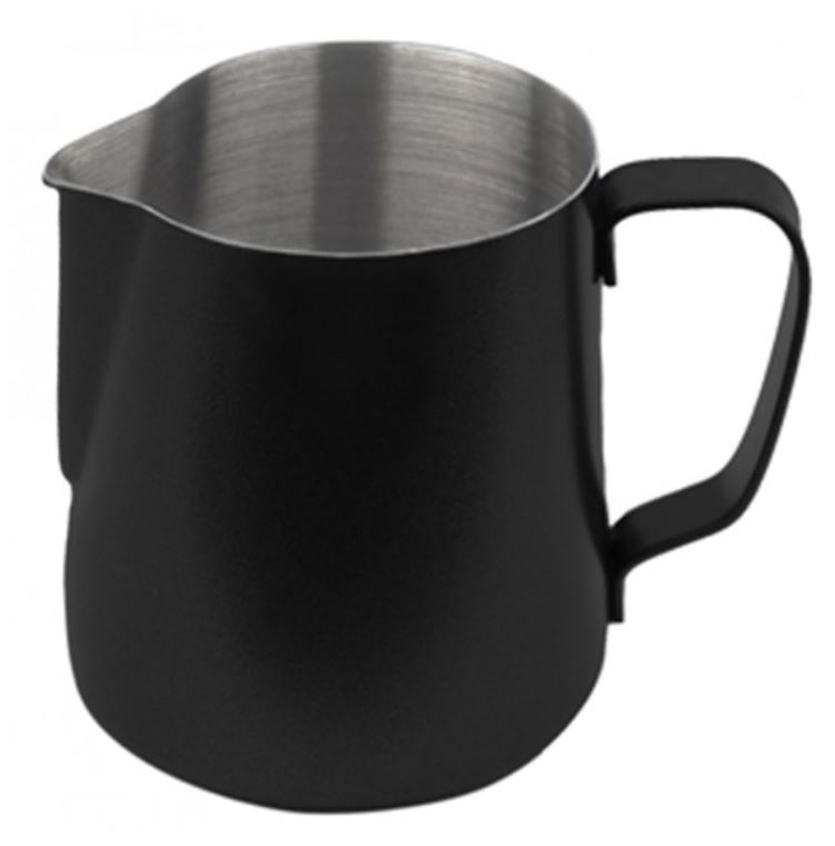 Teflónová konvička na mlieko čierna JoeFrex 350ml